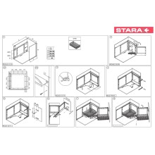Изтегляща кошница за сляп ъгъл - плавно прибиране STARAX