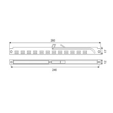 Механизъм за плъзгащи гардеробни врати  до 80 кг.   Y-006-2