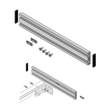 Механизъм за изтегляща се сгъваема маса от шкаф SHELF & TABLE H