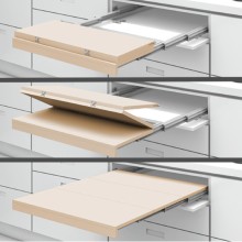 Механизъм за изтегляща се сгъваема маса от шкаф SHELF & TABLE H