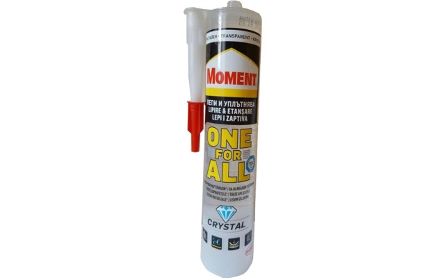 Лепило МОМЕНТ ONE FOR ALL  прозрачно  290 гр